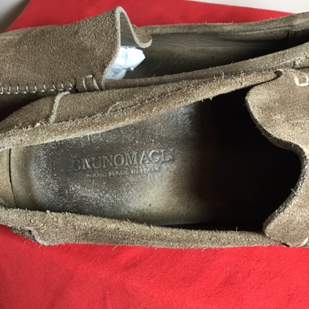 😎BRUNO MAGLI, great condition suede leather drivers, size 11, see photos - Picture 5 of 5